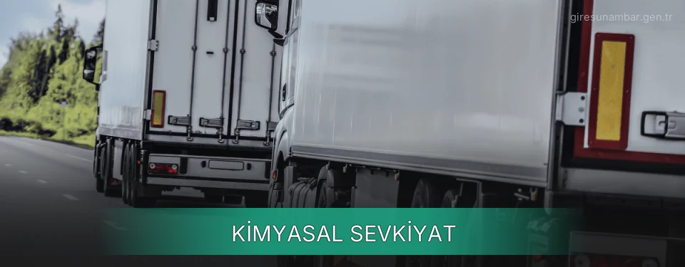 Giresun Kimyasal Sevkiyat Ambar Firmaları